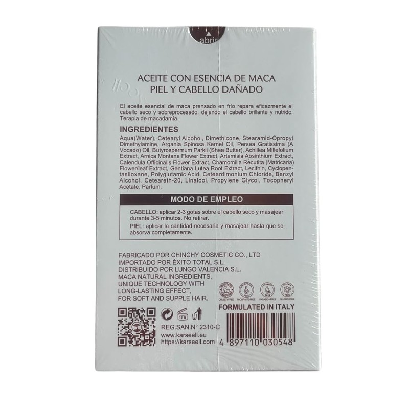 Karseell MACA CARE SYSTEM - 2 Pack Moroccan Argan Oil