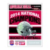 Ohio State Buckeyes 2014 National Champions Buckeye Football Decal