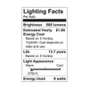 GE Bright Stik LED Light Bulbs, 9 Watt (60 Watt