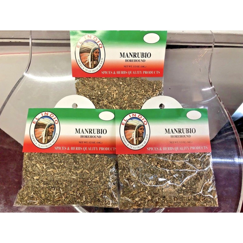 el indio New Mexicanas Yerba Hierba Herbs Manrubio/Horehound 1/2oz(14gr) 3-pack