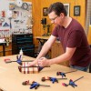 WORKPRO Mini Bar Clamps for Woodworking 6" One-Handed Spreader/Bar Clamp