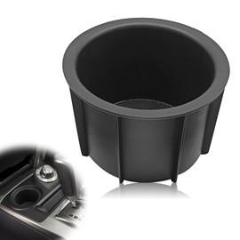 Dunviku Front Console Cup Holder Insert Compatible with T0yota 4RUNNER 2010-2021 Gear Shift Console Organizer Drink Water Cup Holder Insert Replacement Accessories Replaces OEM 66991-35030