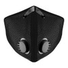 RZMask M2.5 Extra Large Dust Face Mask Breathable Mesh Black