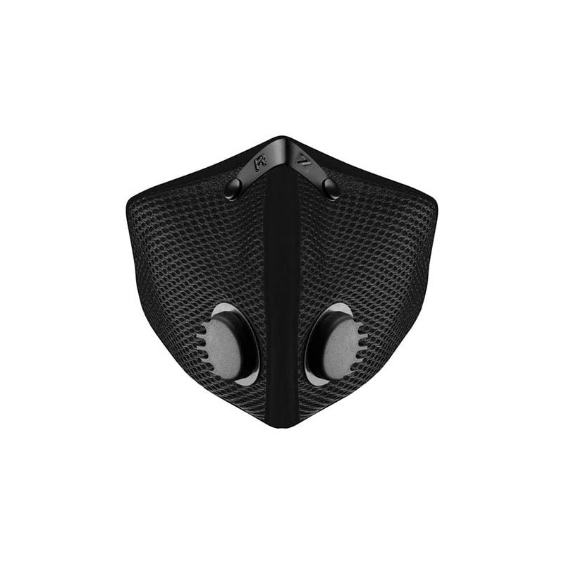 RZMask M2.5 Extra Large Dust Face Mask Breathable Mesh Black