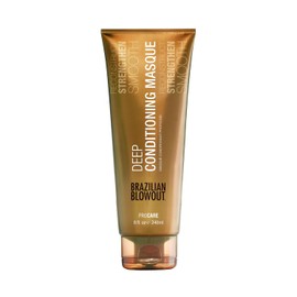 Brazilian Blowout Mascarilla Hidratación Profunda 240 ml – Deep Conditioning Masque Anti-Frizz, Reparación y Brillo