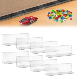 Fine jade2 Pack of 8 Transparent Toy Blocker Toy Blocker Under Sofa for Sofa Bed Couch Cabinet Chest of Drawers Kitchen Dust Animals Toy