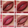 MM11 10 Lápices Labiales Mate Impermeable Antiadherente Lip Gloss