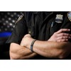 Thin Blue Line American Flag Bracelet (Small 7", 2 Pack)