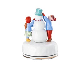 Hutschenreuther Christmas Collection 2025 Christmas Games Music Box Large Height 16 cm / Diameter 11.5 cm Limited to 999 Copies Melody: Your Little Children Come