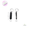 NEONS Nail Clipper Small Ring Small Foldable Nail Clipper (Black)