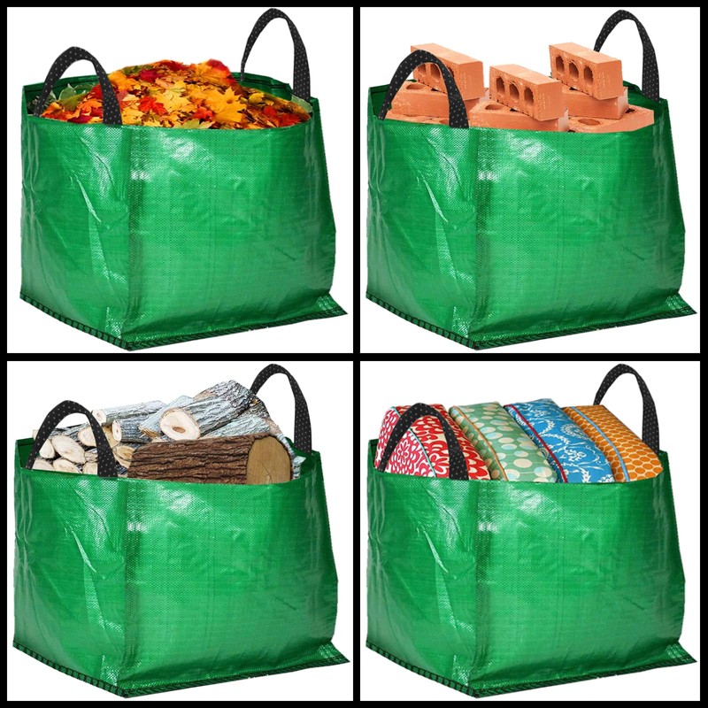 SPARES2GO Large Extra Strong Garden Waste Rubbish Bag Sack (120