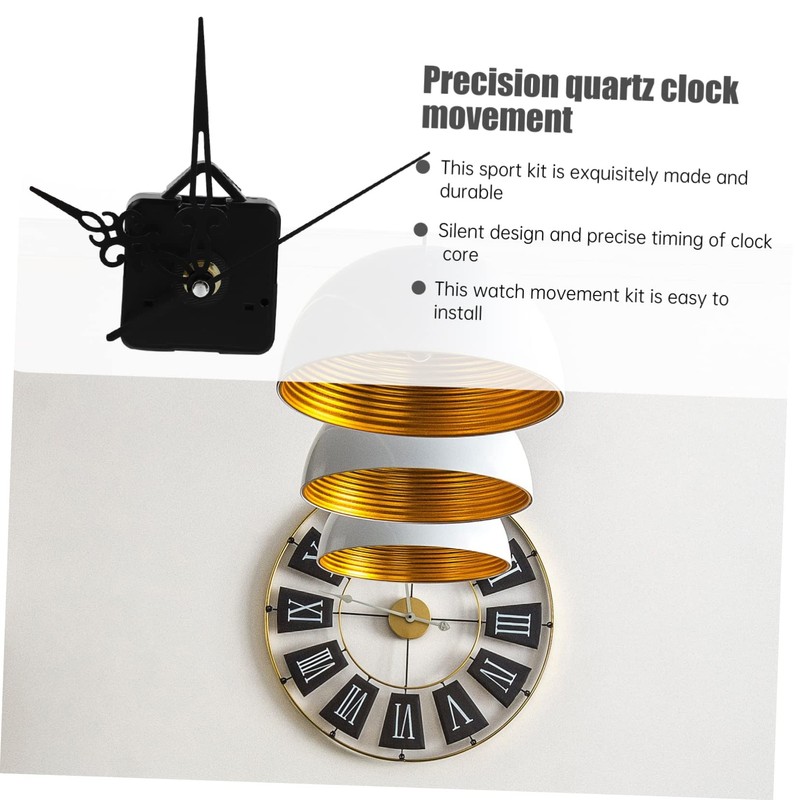 Mipcase 1set Silent Quartz Clock Movement Precision Clock Parts for