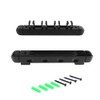 Sarini Cue Wall Rack Holds 4 Cues Black Wall-Mounted Billiard