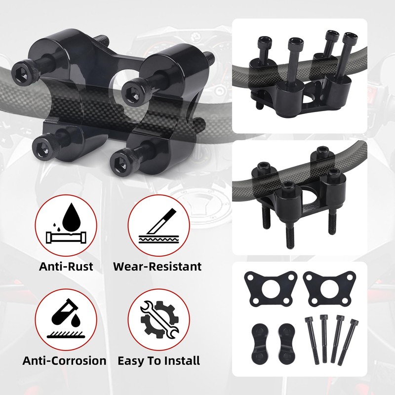 Sresk Handlebar Riser for Can Am Spyder, Aluminum Handle Bar