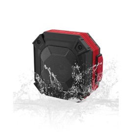 Qozybuds Bluetooth 5.4 Jobsite Speaker with Magnet and Hook, 45H Working Time IPX6 Waterproof Speaker Plays Audio and Answers Calls Hands Free, Voice Assistant