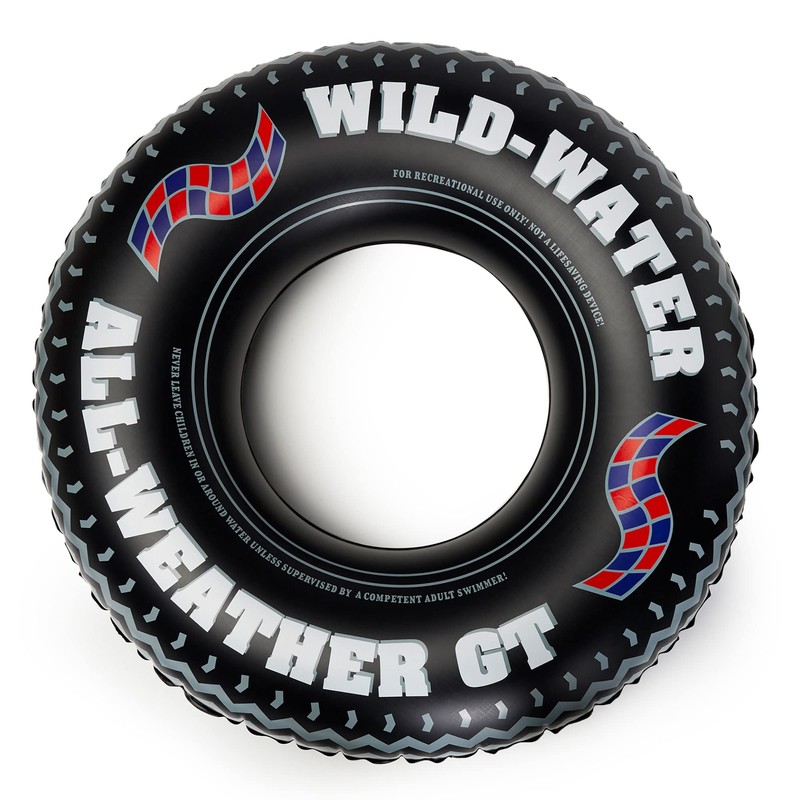 Swimline Monster Tire Pool Ring – Inflatable Lounge Float with