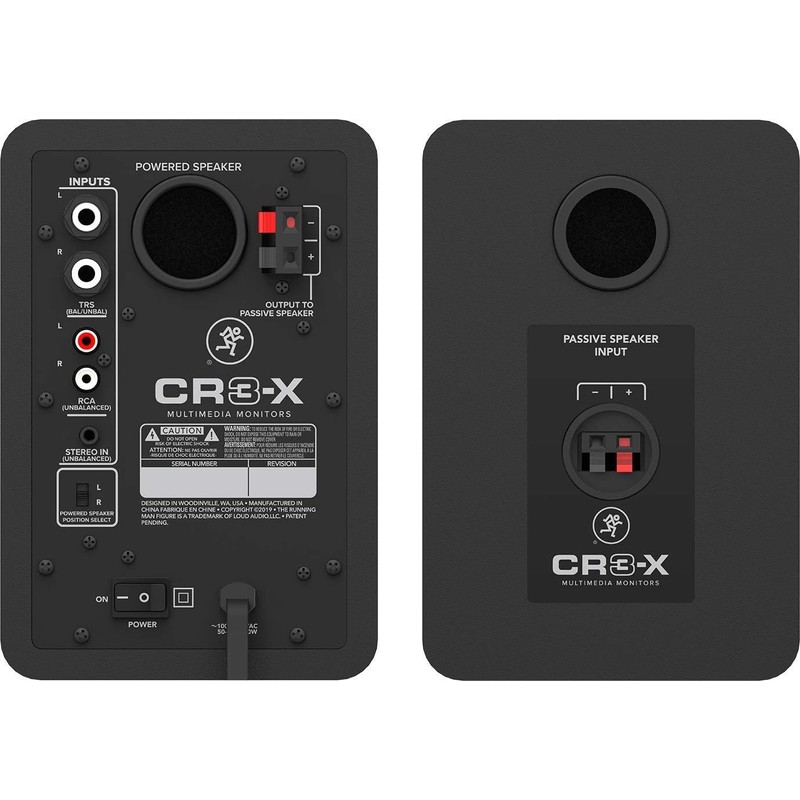 Mackie CR-X Series, 3.5-Inch Multimedia Monitors with Professional Studio-Quality Sound