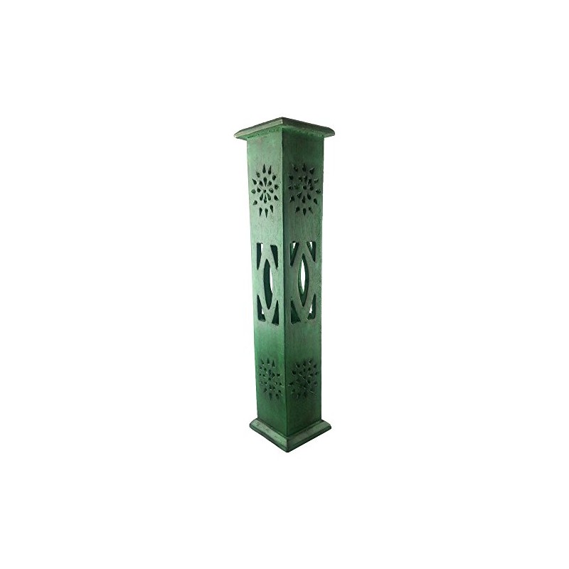 Magrathea Incense Tower Green Weathered Wood/ Wooden Cone & Stick