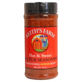 Keith's Farm Hot & Sweet BBQ Rub Seasoning