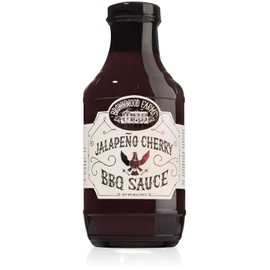 Brownwood Farms BBQ Sauce, Made in Small Batches, Sweet and Tangy, Great on Fries, Meatloaf, Burgers, Glaze, Real Ingredients 20oz (1 Count, Jalapeno Cherry)