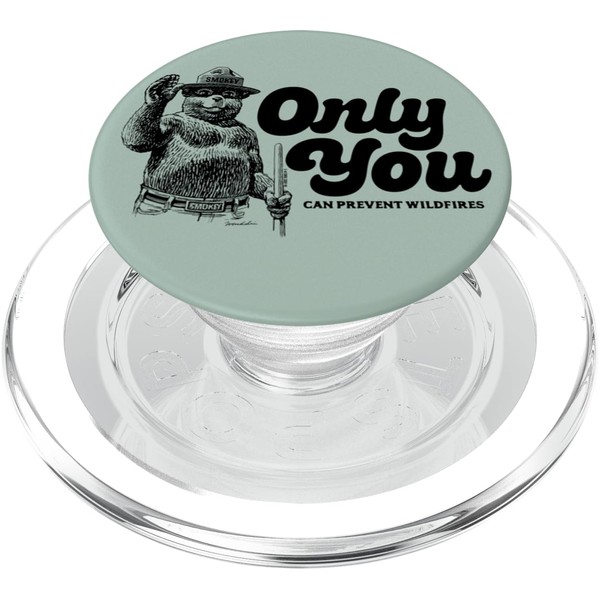 Vintage Smokey Bear Only You Can Prevent Wildfires PopSockets PopGrip