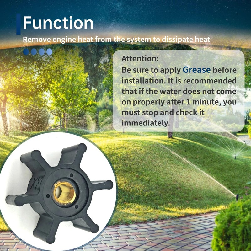 49-16-2771 Brass Core Impeller with O-Ring Kit Compatible With Milwaukee