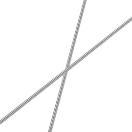 HiPicco M4 x 250mm Fully Threaded Rod & Studs, 304 Stainless Steel Right Hand Threads Rods, M4-0.7 Thread Pitch for Anchor Bolts, Clamps, Hangers and U-Bolts 2 Pack