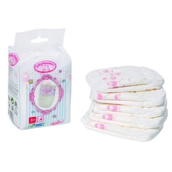 Baby Annabell 792308 Nappies, Multi-Colour