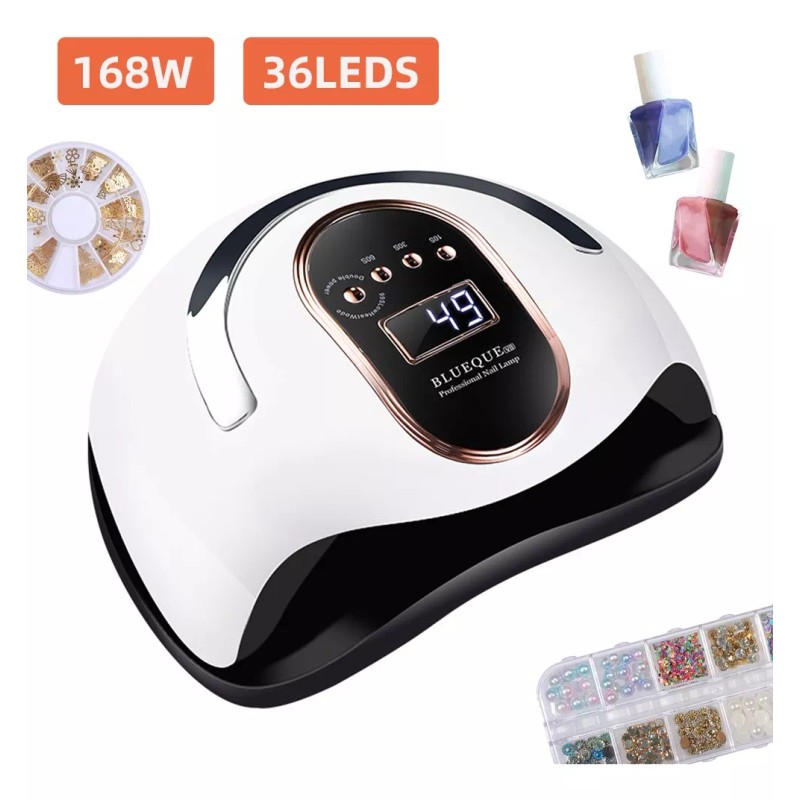 ForeverLily Lámpara De Uñas Manicura Secadora De Uñas Uv Led