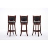 Boraam Augusta Bar Height Swivel Stool, 29-Inch, Cherry