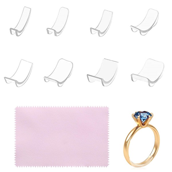 8 Pack Ring Adjuster for Loose Rings, Ring Tightener for