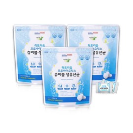 Lactorium 락토리움 프로바이오틱스 츄어블 생유산균 60정X3통 Lactorium Probiotics Chewable Probiotics 60 Tablets X 3 Bottles