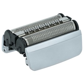 vhbw Ersatz-Scherkopf kompatibel mit Braun Series 8 Elektrorasierer, Schwarz Silber