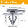 VYIBPDY 20pcs Wheel Arch Trim Clips for Cooper R50 R52