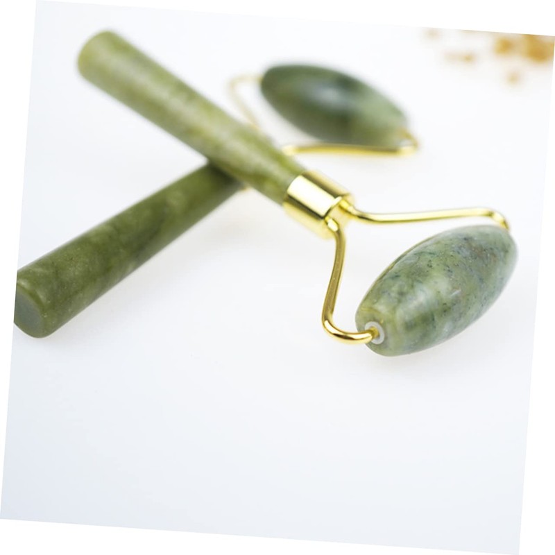 Mikinona 5pcs Natural Jade Beauty Device Guasha Face Tool Ridges