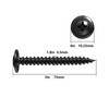 (60 pcs) Wensilon #10×3" Black Phillips Truss Head Wood Screws