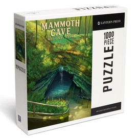 Lantern Press 1000 Piece Jigsaw Puzzle, Mammoth Cave National Park, Oil Painting