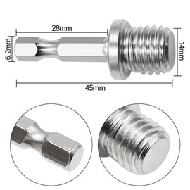 Hexagonal Drill Adapter Woodworking Connector M14 Splitting Electric Wrench Adapt Your Power Drill To High Torque power drill sockets adapter setsdrill chuck hexagonal shank converter drill chuck