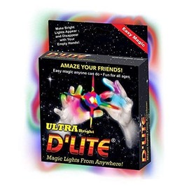 D'lites Junior Morph Lightup Magic - Thumbs - Set of 2 Original Amazing Ultra Bright Light - Closeup & Stage Magic Tricks - Easy Illusion Anyone Can Do It - Free Training Video See Box (Junior, Morph)