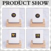 GORGECRAFT 500Pcs 1 Inch Wedding Meal Choice Stickers: Gold, Square