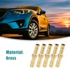 ACROPIX 5pcs Universal 6mm Gold Tone Brass Barb Hose Fitting