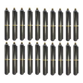 Sidco Supply 5” Weldable Bullet Hinges – Heavy Duty Barrel Hinges – Weld On Gate Hinges – Weld On Door Hinges – Weld BBQ Smoker Hinges – 5.01 Inch x .774 Inch – Heavy Duty Teardrop Hinges with Zerk