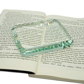 StayMax Clear Rectangular Square Glass Tiles Paperweight