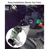 Ignition and Door Lock Cylinder with 2 Keys Fit for