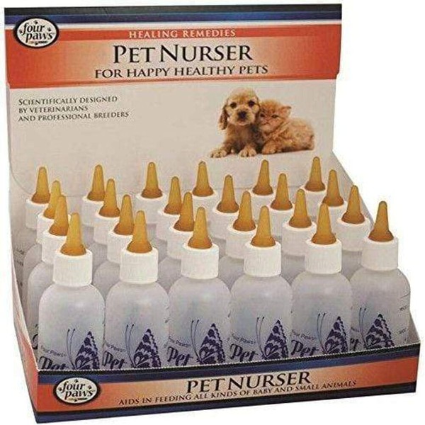 Four Paws Pet Products Nurser Bottles Counter Box 2oz (24Pc)