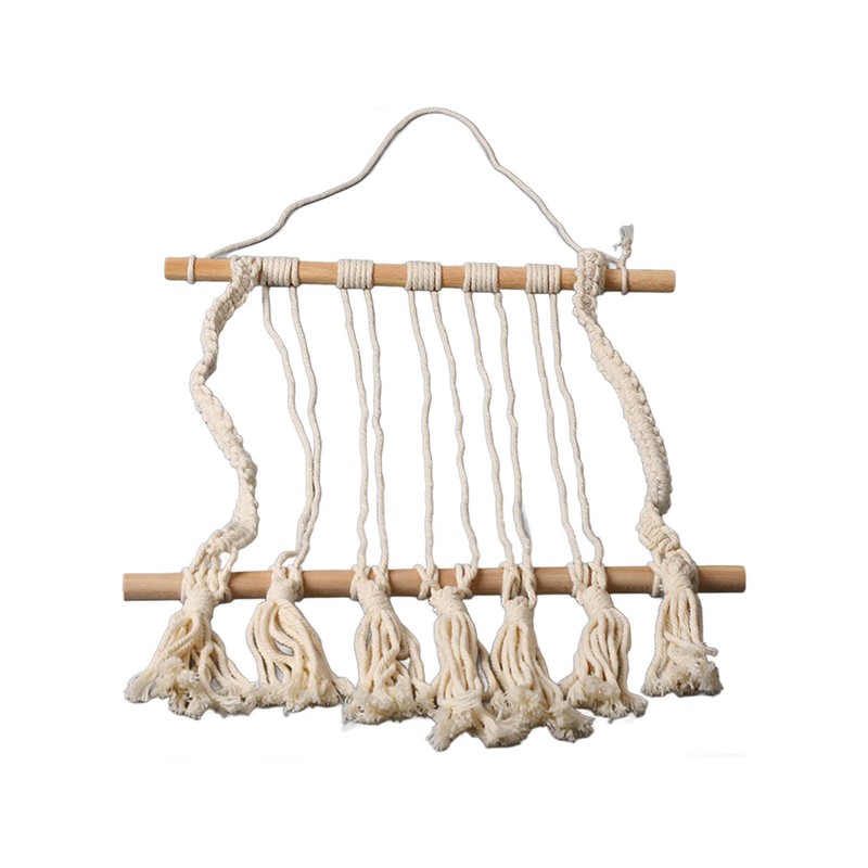 Hanging Photos Display Macrame Wall Hanging Photos Organizer Cotton Pictures