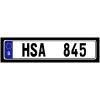 Eurosport Daytona Europlate Eulaplate Sweden Aluminum License Plate (White)