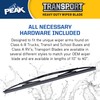 PEAK Transport 18" Heavy Duty High Profile 5 Bar Windshield