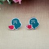 MAOFAED Video Game Inspired Gift Cutie Gaming Character Earring For