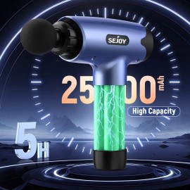 SEJOY Massage Gun Touch Electric Massager Tissue Muscle Vibrating Relaxing Body Leg